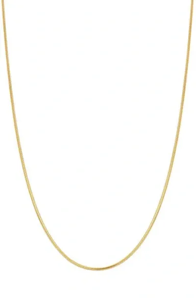 Bony Levy 14k Gold Omega Snake Chain Necklace