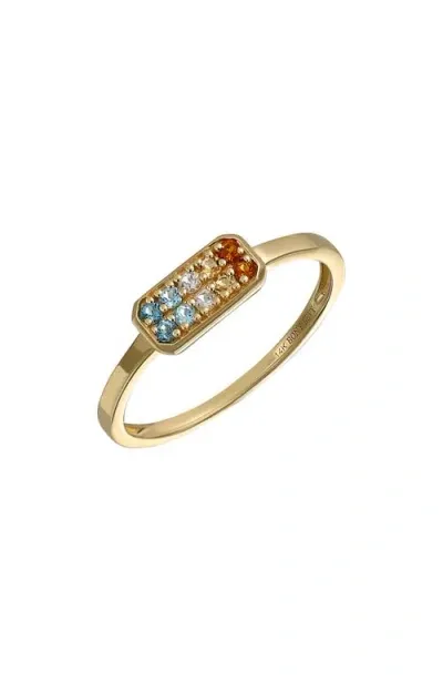 Bony Levy 14k Gold Pavé Stone Ring In 14k Yellow Gold