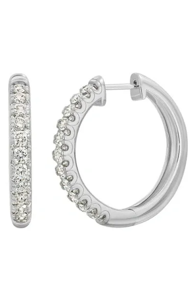 Bony Levy Audrey Diamond Hoop Earrings In 18k White Gold