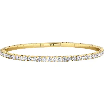 Bony Levy Audrey Diamond Stretch Bracelet In 18k Yellow Gold/diamond