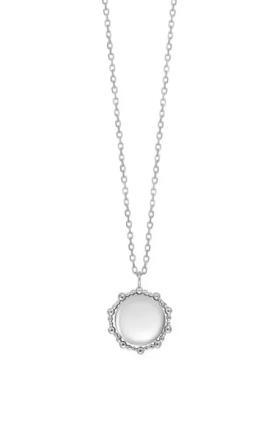 Bony Levy Blg 14k Gold Disc Pendant Necklace In 14k White Gold