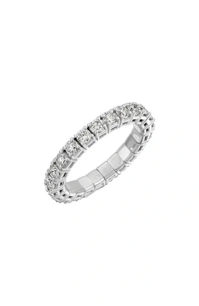 Bony Levy Diamond Stretch Ring In 18k White Gold/diamond