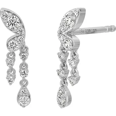 Bony Levy Getty Diamond Drop Earrings In 18k White Gold