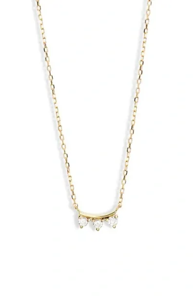 Bony Levy Icon Diamond Bar Pendant Necklace In 18k Yellow Gold