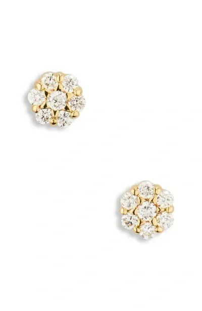 Bony Levy Icon Diamond Flower Stud Earrings In Gold