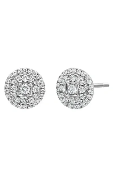 Bony Levy Mika Pavé Diamond Stud Earrings In 18k White Gold