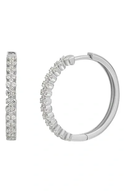 Bony Levy Rita Diamond Hoop Earrings In 18k White Gold