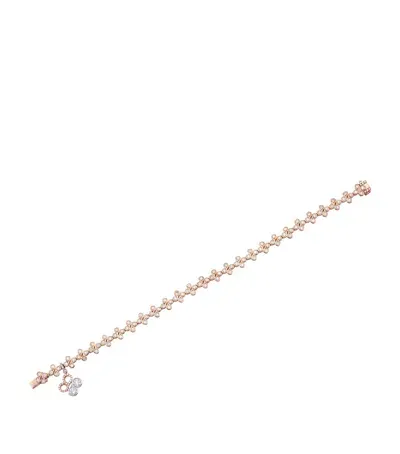 Boodles Rose Gold, Platinum And Diamond Be  Bracelet