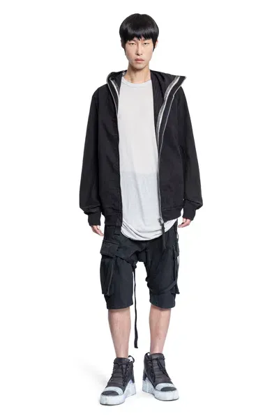 Boris Bidjan Saberi Man Black Sweatshirts