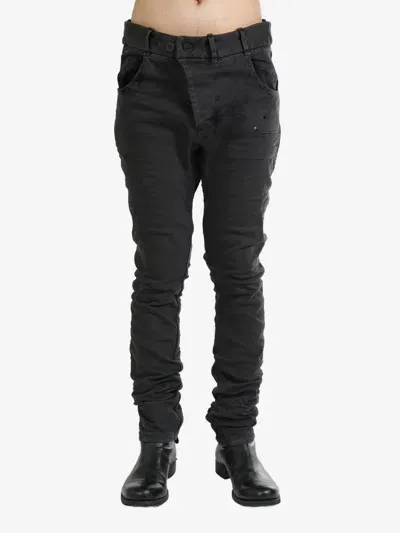 Boris Bidjan Saberi Slim-cut Denim Jeans In Dark Punk Grey