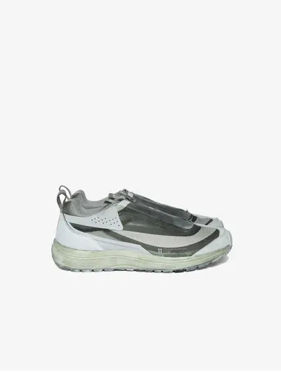 Boris Bidjan Saberi Bamba 2 Low Panelled Zip-fastening Sneakers In 007 Light Grey