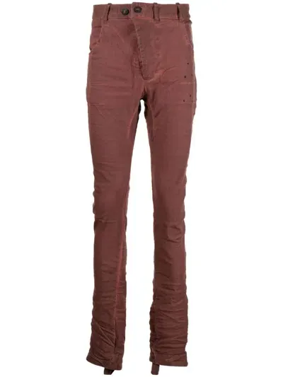 Boris Bidjan Saberi Slim-cut Denim Jeans In Rot