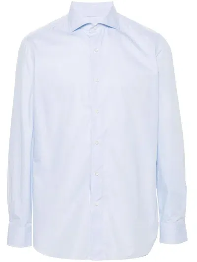 Borrelli Classic Shirt In Blue