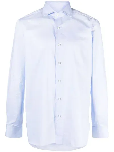 Borrelli Classic Shirt In Blue