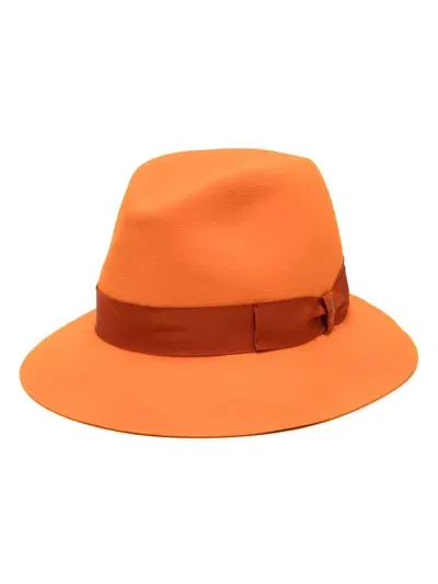 Borsalino 50 Grammi Hat In Orange