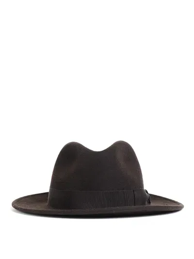 Borsalino Felt Hat In Brown