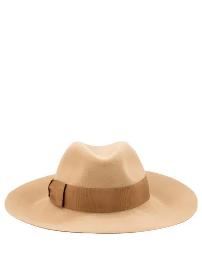 Borsalino Hat In Camel