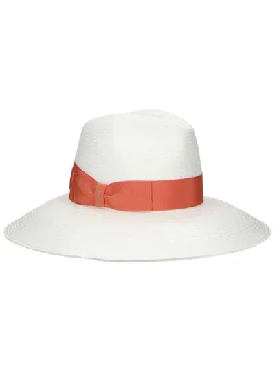 Borsalino Sophie Panama Fine Sun Hat In White