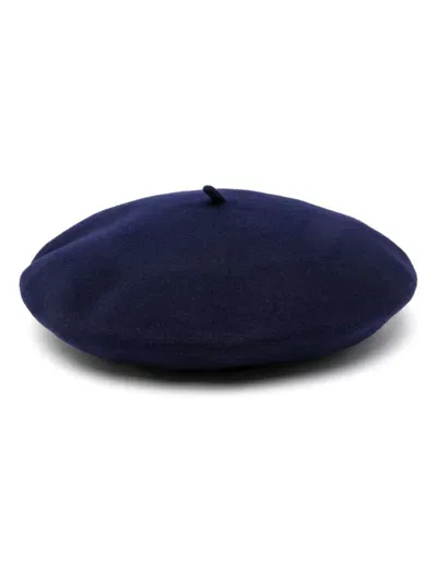 Borsalino Wool Basque Hat In Blue