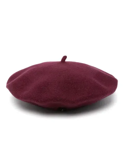 Borsalino Wool Beret In Purple