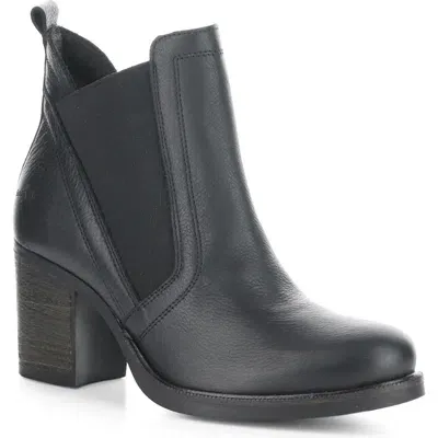 Bos. & Co. Bellini Waterproof Chelsea Boot In Black Feel/elastic