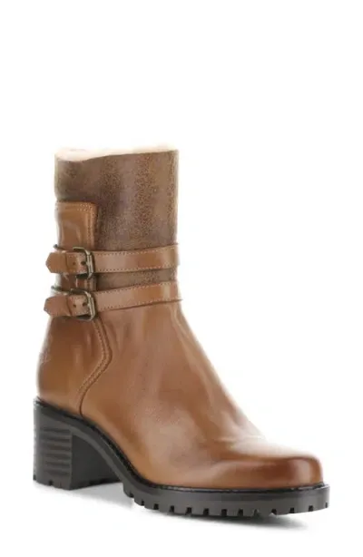 Bos. & Co. Iliad Bootie In Rich Brown/taupe/camel