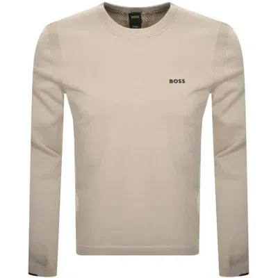 Boss Athleisure Boss Ever X Knit Jumper Beige