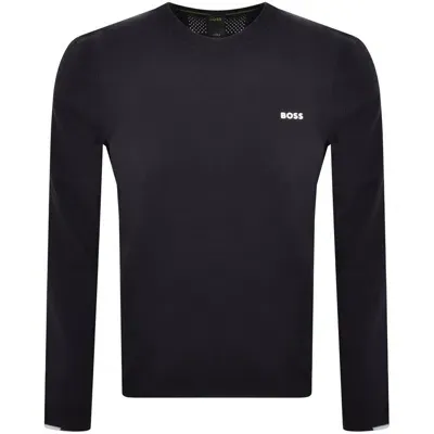 Boss Athleisure Boss Ever X Knit Jumper Navy