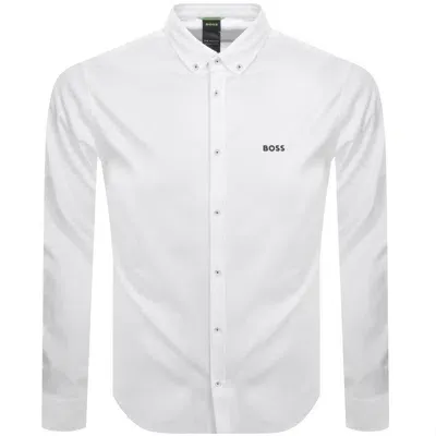 Boss Athleisure Boss Motion Long Sleeved Shirt White