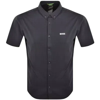 Boss Athleisure Boss Motion Short Sleeve Shirt Navy