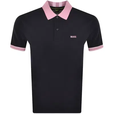 Boss Athleisure Boss Paddy 8 Polo T Shirt Navy