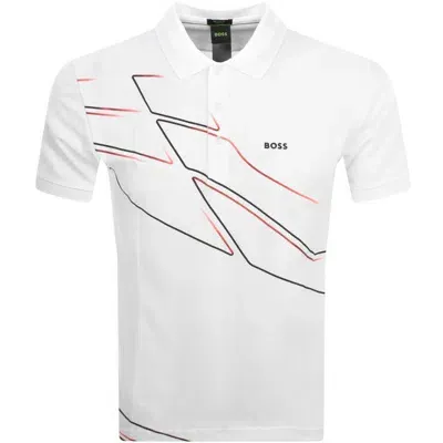 Boss Athleisure Boss Paddy Polo 3 T Shirt White