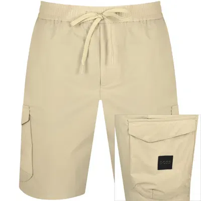 Boss Athleisure Boss S Urbanex Cargo1 Shorts Beige