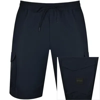 Boss Athleisure Boss S Urbanex Cargo1 Shorts Navy