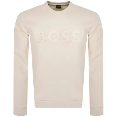 Boss Athleisure Boss Salbo Sweatshirt Beige