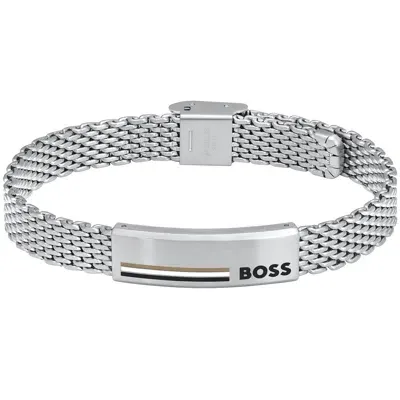 Boss Business Boss Alen Ip Bracelet Silver