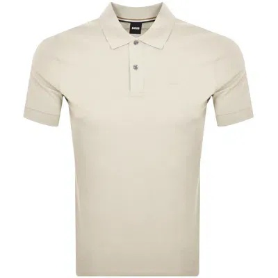 Boss Business Boss Pallas Polo T Shirt Beige