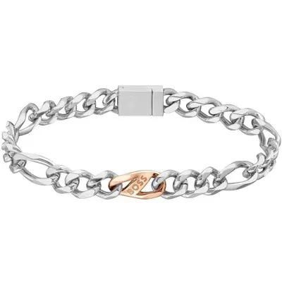 Boss Business Boss Rian Chain Link Bracelet Silver