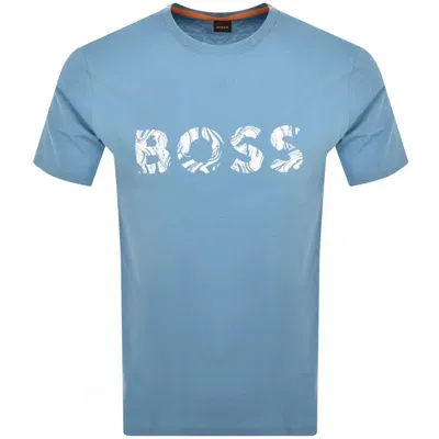 Boss Casual Boss Bossocean T Shirt Blue