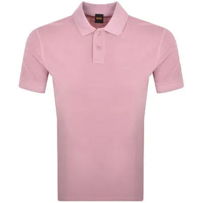 Boss Casual Boss Prime Polo T Shirt Purple