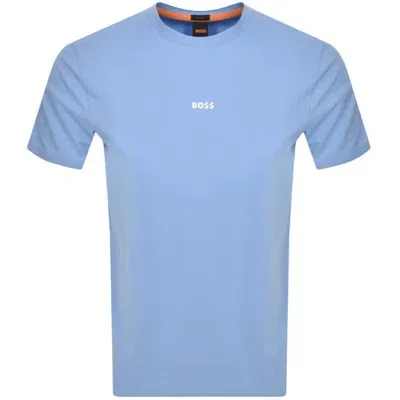 Boss Casual Boss Tchup Logo T Shirt Blue