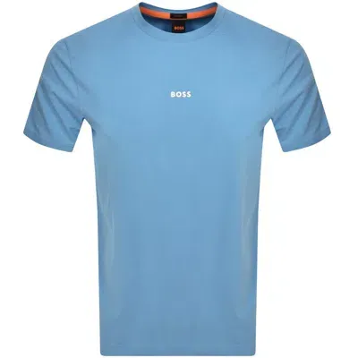 Boss Casual Boss Tchup Logo T Shirt Blue