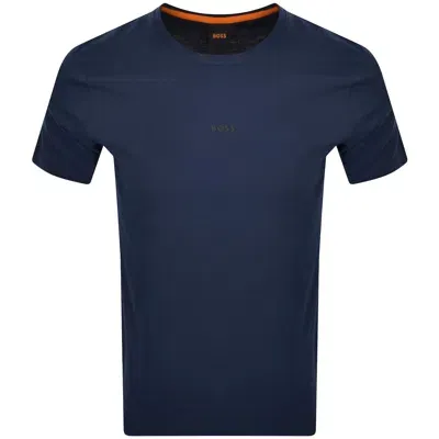 Boss Casual Boss Tchup Logo T Shirt Navy