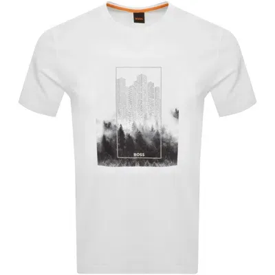 Boss Casual Boss Te Forest T Shirt White