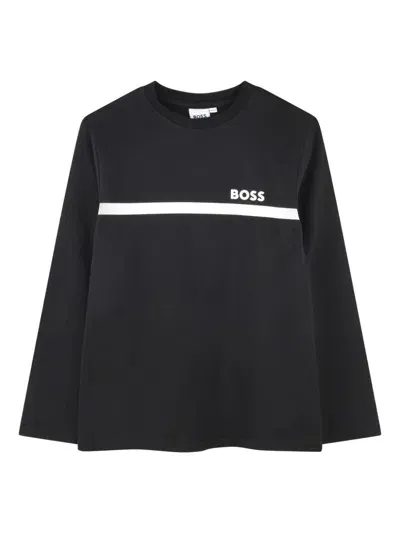 Bosswear Kids' Logo-print T-shirt (set Of Two) In Black