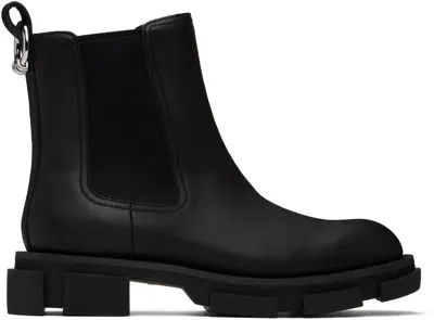 Both Black Gao Pierced Chelsea Boots