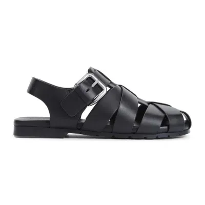 Bottega Veneta Alfie Sandal In Black