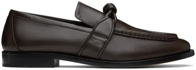 Bottega Veneta Brown Astaire Loafers In 2113 Fondant