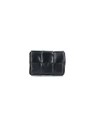 Bottega Veneta 'candy Cassette' Mini Bag In Nero