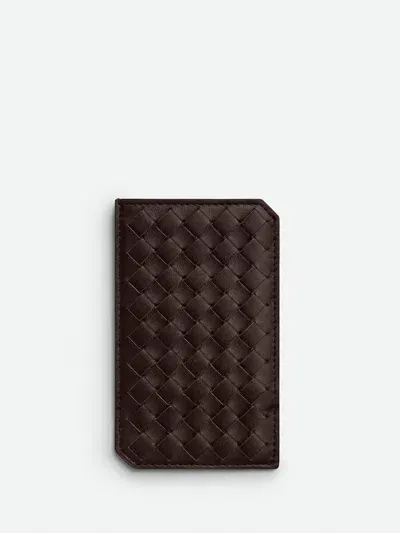 Bottega Veneta Card Case In Brown